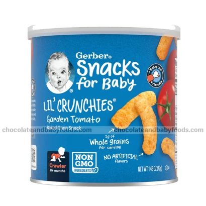 Gerber Lil' Crunchies Garden Tomato (8+ Months) 42gm