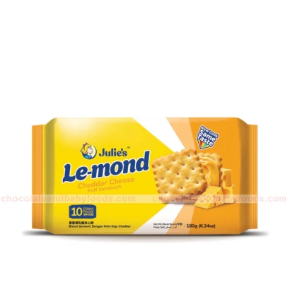 Julie's Le-mond Cheddar Cheese Puff Sandwich 180gm