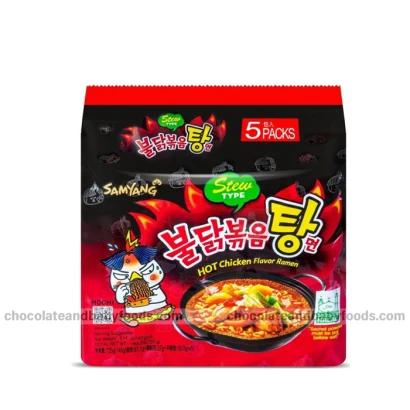 Samyang Hot Chicken Flavor Ramen Stew Type Noodles (5pcs) 725gm