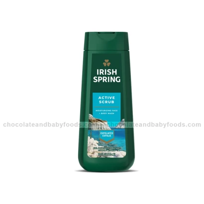 Irish spring Active Scrub Moisturizing Face + Body Wash​​​​​​​ 591ml