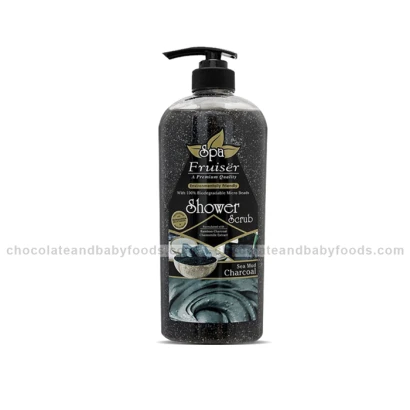 Spa Fruiser Sea Mud Charcoal Shower Scrub 730ml