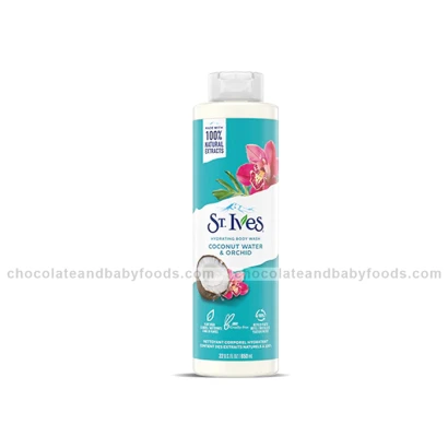 ST. Ives Coconut Water & Orchid Body Wash 650ml