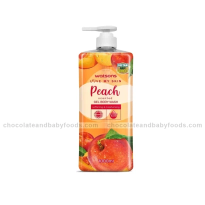 Watsons Peach Gel Body Wash 1000ml