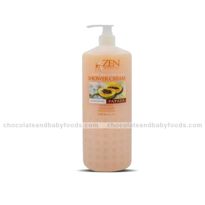 Zen Lightening Papaya Shower Cream Deep Moisture 2100ml