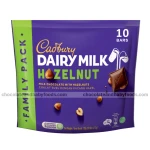 Cadbury Dairy Milk Chocolate with Hazelnut (10pcs) 120gm