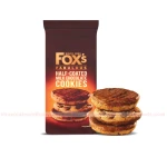 Fox's Half Coated Milk Chocolate Cookies 175gm