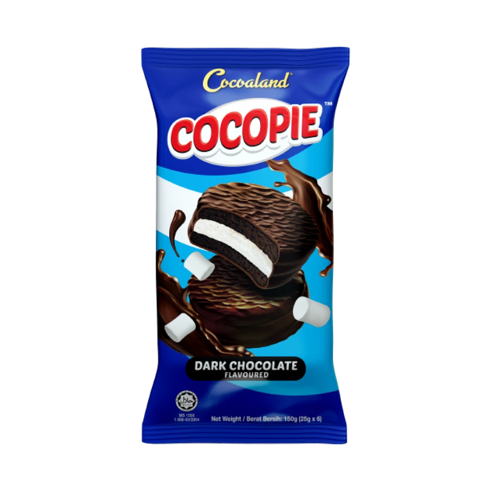 Cocoland Cocopie Dark Chocolate Flavor 150gm - chocolateandbabyfoods.com