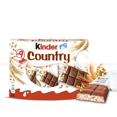 Kinder Country Chocolate Bars (9pcs) 211.5gm