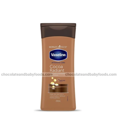 Vaseline Cocoa Radiant with Pure Cocoa Butter Body Lotion 200ml