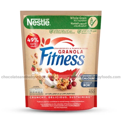 Nestle Cranberries & Pumpkin Seed Granola Fitness 450gm