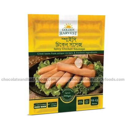 Golden harvest Spicy Chicken Sausage (10-12pcs) 340gm