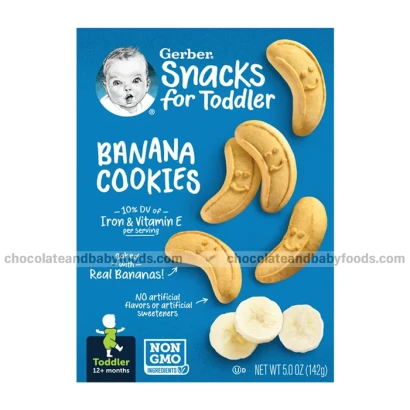 Gerber Banana Cookies (12mnths+) 142gm