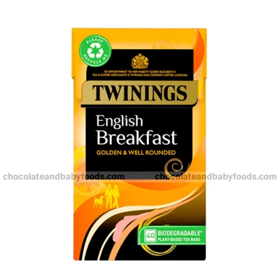 Twining's English Breakfast Tea (50 Tea Bags) 125gm