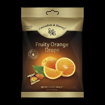 Cavendish & Harvey Fruity Orange Drops 100gm (Pack)