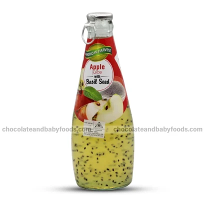 American Harvest Apple Juice with Basil Seed 290ml