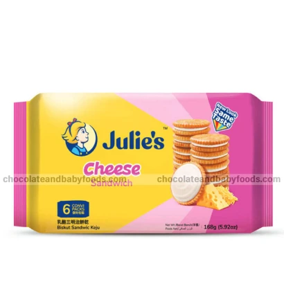 Julie's Cheese Sandwich Biscuits 168gm