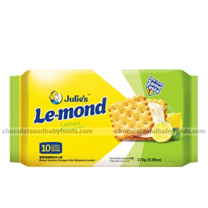 Julie's Le-mond Lemon Puff Sandwich 180gm