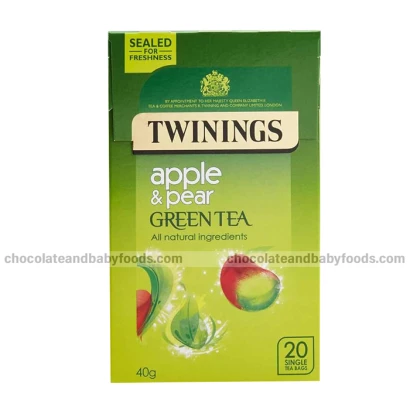 Twinings Apple & Pear Green Tea (20 Tea Bags) 40gm