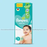 Pampers Baby Dry Diapers Size-5 (11-16kg) 52pcs (Saudi)