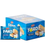 Tiffany Faro Crispy Wafers with Milk & Vanilla Flavored Cream Filling (12pcs Box) 540gm