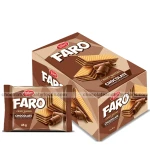 Tiffany Faro Crispy Wafers with Chocolate Flavored Cream Filling (12pcs Box) 540gm