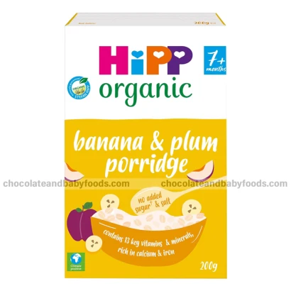 Hipp Organic Banana & Plum Porridge (7+mnths) 200gm