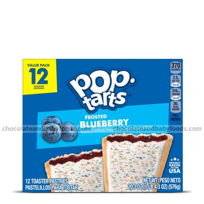 Pop Tarts Frosted Blueberry Toaster Pastries (12pcs) 576gm