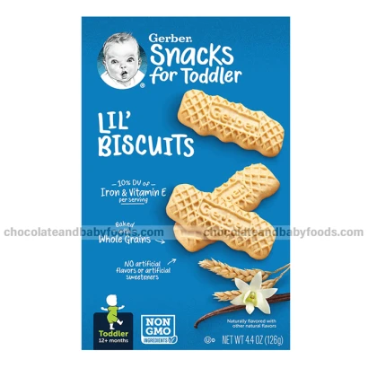 Gerber Snacks for Toddler Lil' Biscuits (From 12+mnths) 126gm