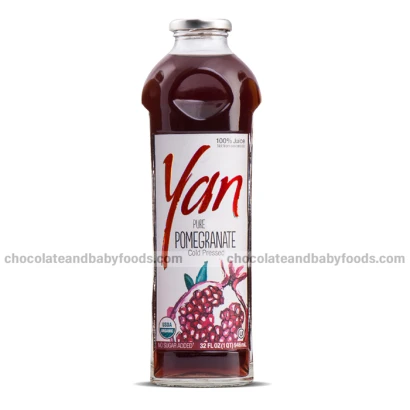 Yan Pure Pomegranate Cold Pressed No Sugar Added 100% Juice 946ml