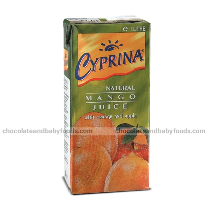 Cyprina Natural Mango Juice with Orange & Apple 1litre