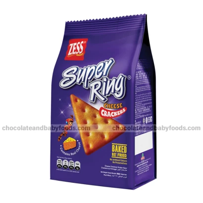 Zess Super Ring Cheese Crackers 75gm