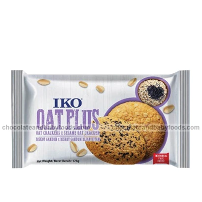 Iko Oat Plus Oat Crackers & sesame Oat Crackers 178gm