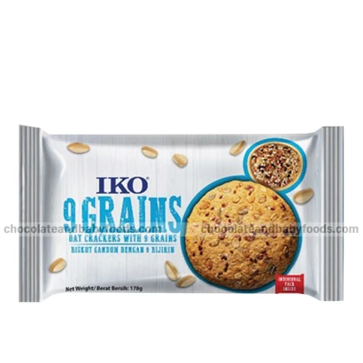 Iko 9 Grains Oat Crackers with 9 Grains 178gm