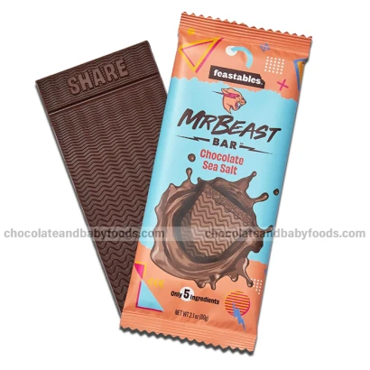 Mr. Beast Sea Salt Chocolate Bar 60gm