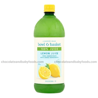 Bowl & Basket 100% Lemon Juice From Concentrate 946ml