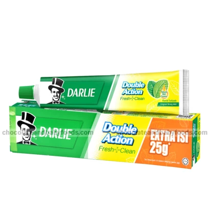 Darlie Double Action Fresh + Clean Original Strong Mint Fluoride Toothpaste 175gm