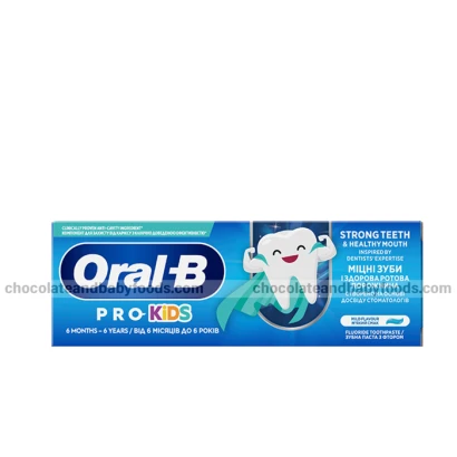 Oral-B Pro Kids Toothpaste (6mnths to 6years) 50ml