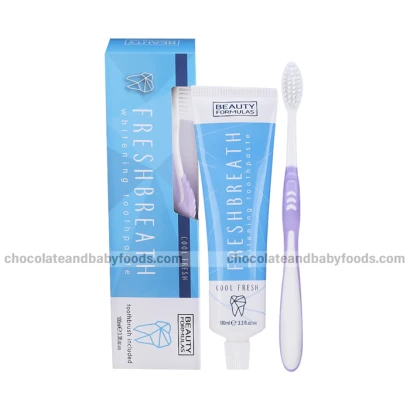 Beauty Formula Fresh Breath Whitening Toothpaste (Toothbrush Included) 100ml