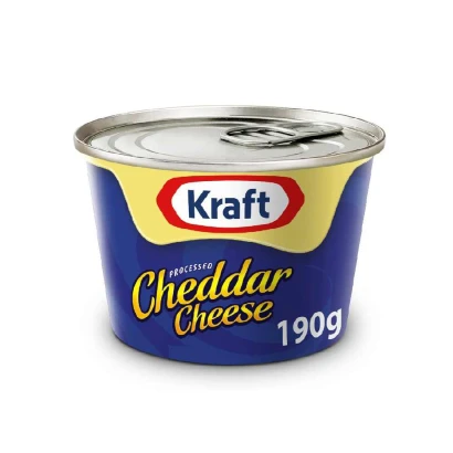 Kraft Processed Cheddar Cheese 190gm