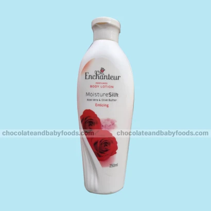 Enchanteur Moisture Silk Aloe Vera & Olive Butter Perfumed Body Lotion 250ml