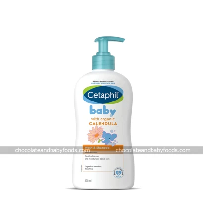 Cetaphil Baby with Organic Calendula Wash & Shampoo 400ml