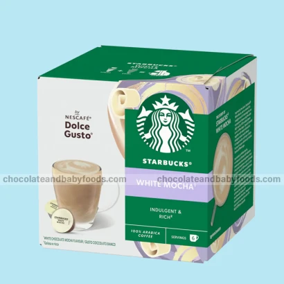 Starbucks White Mocha Indulgent & Rich 100% Arabica Coffee (12 Cups) 123gm