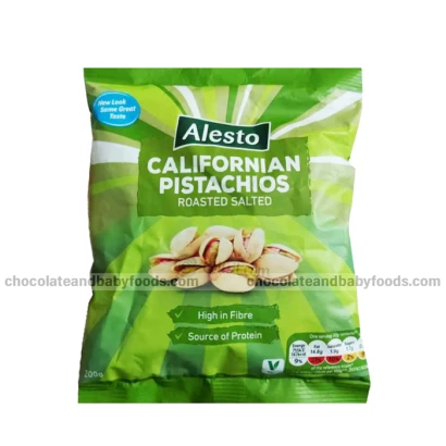 Alesto Californian Pistachios Roasted Salted 200gm