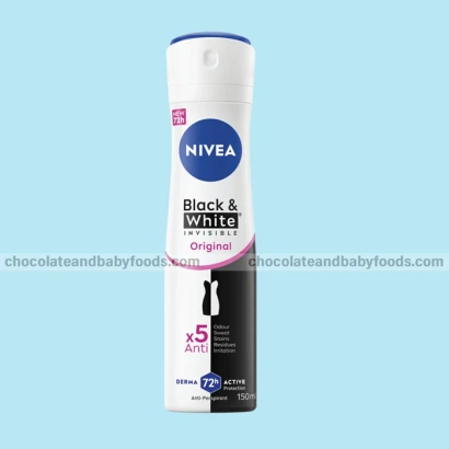 Nivea Black & White Original Antiperspirant Deodorant Spray 150ml