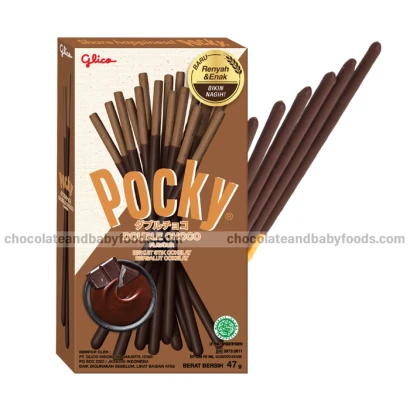 Pocky Double Choco Stick (Halal) 47gm