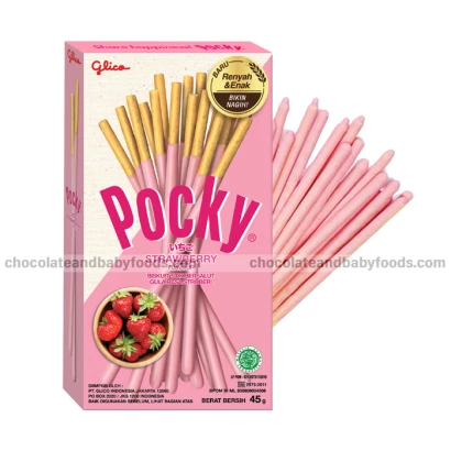 Pocky Strawberry Stick (Halal) 38gm