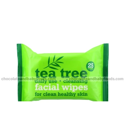 Tea Tree Daily Use Cleansing Facial Wipes (25 Wipes)