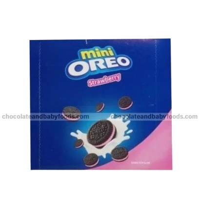 Mini Oreo Strawberry Sandwich Cookies Box (10pcs) 240gm