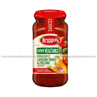 Leggo's Garden Vegetable with Carrot, Capsicum, Tomato & Zucchini Pasta Sauce 500gm