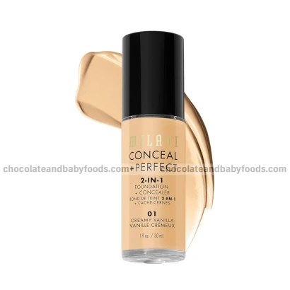 Milani Conceal + Perfect 2-In-1 Foundation + Concealer 01 Creamy Vanilla 30ml